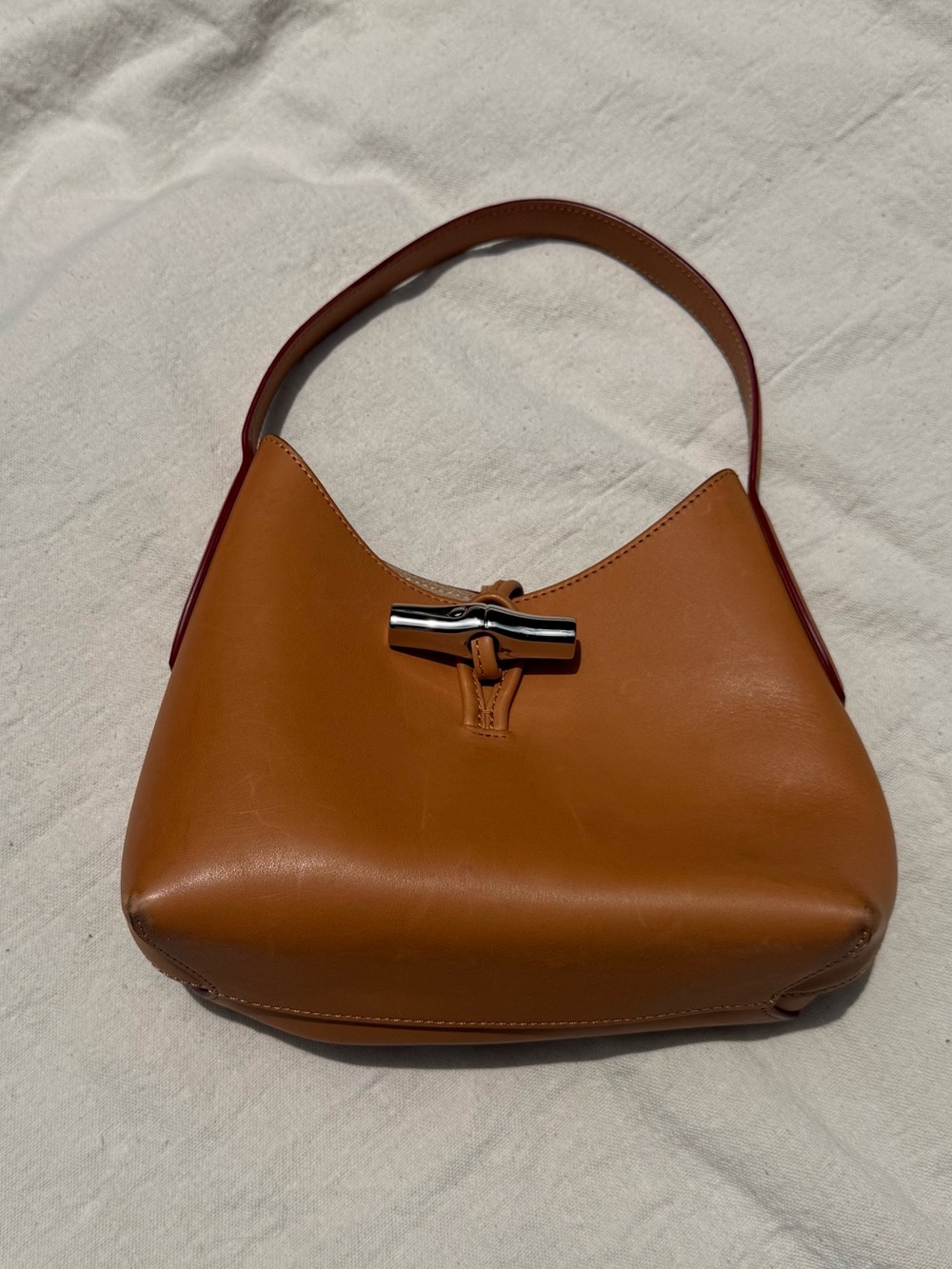 Longchamp Longchamp Roseau pony-style calfskin handbag